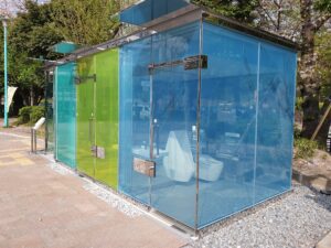 transparent toilet-japan